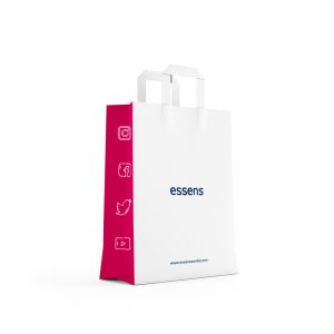 Χαρτοσακούλα 22x18x8 Pink
